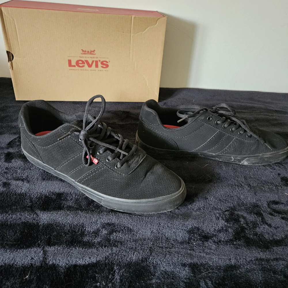 Levi's Black Sneakers Low-Top Canvas